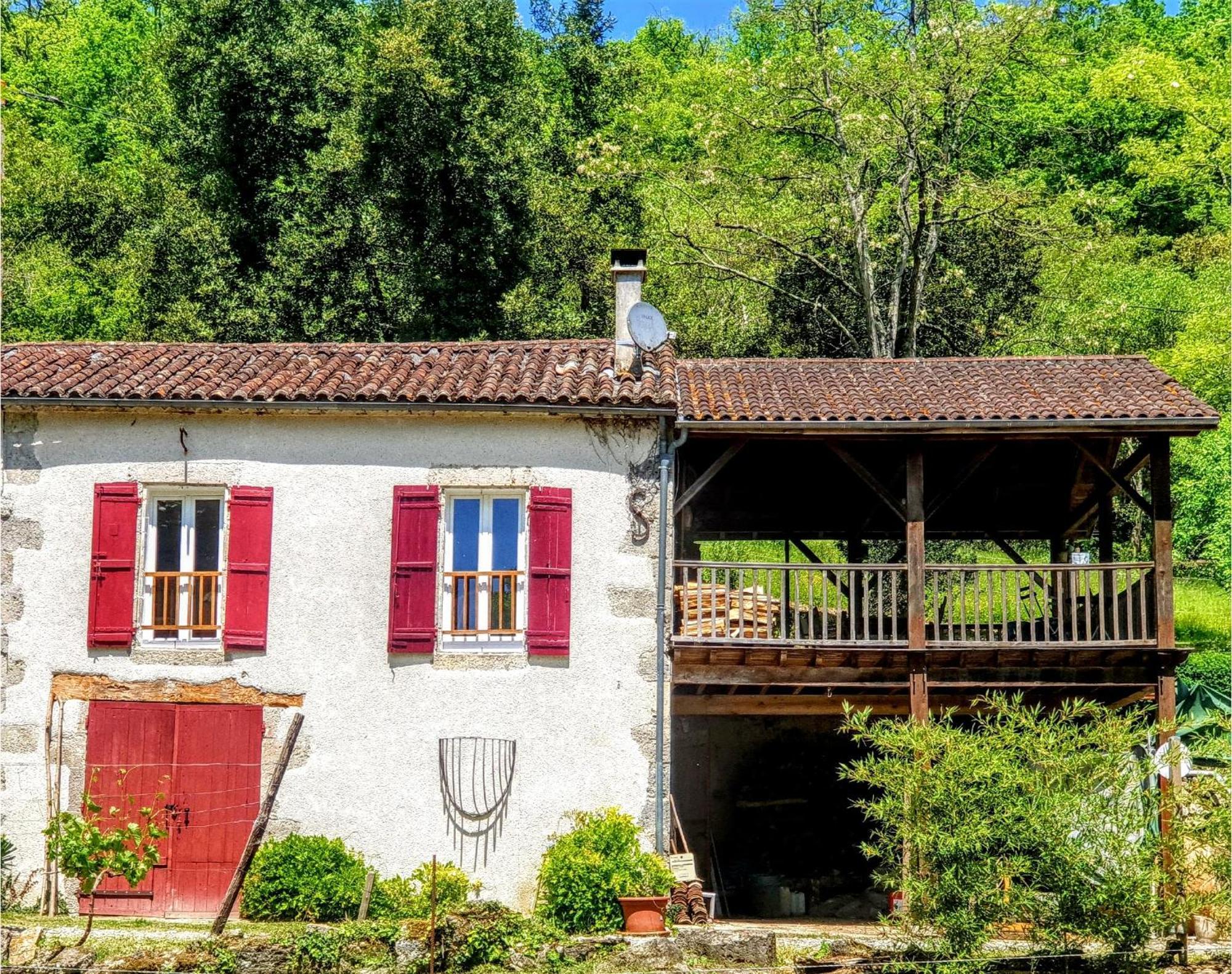 Villa Le Nid - Maison Dans Les Bois Avec Cheminee Et Vue Port-Sainte-Marie Exterior foto