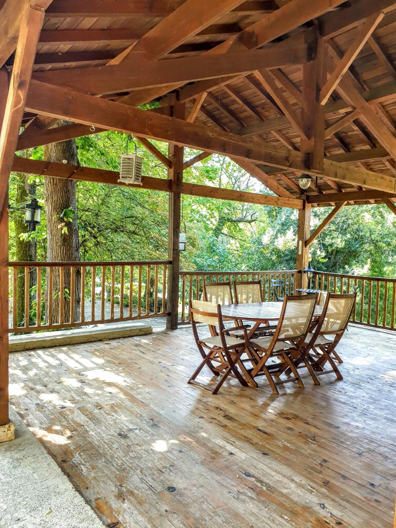 Villa Le Nid - Maison Dans Les Bois Avec Cheminee Et Vue Port-Sainte-Marie Exterior foto